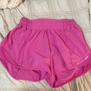 Lululemon Vibrant Pink Athletic Shorts